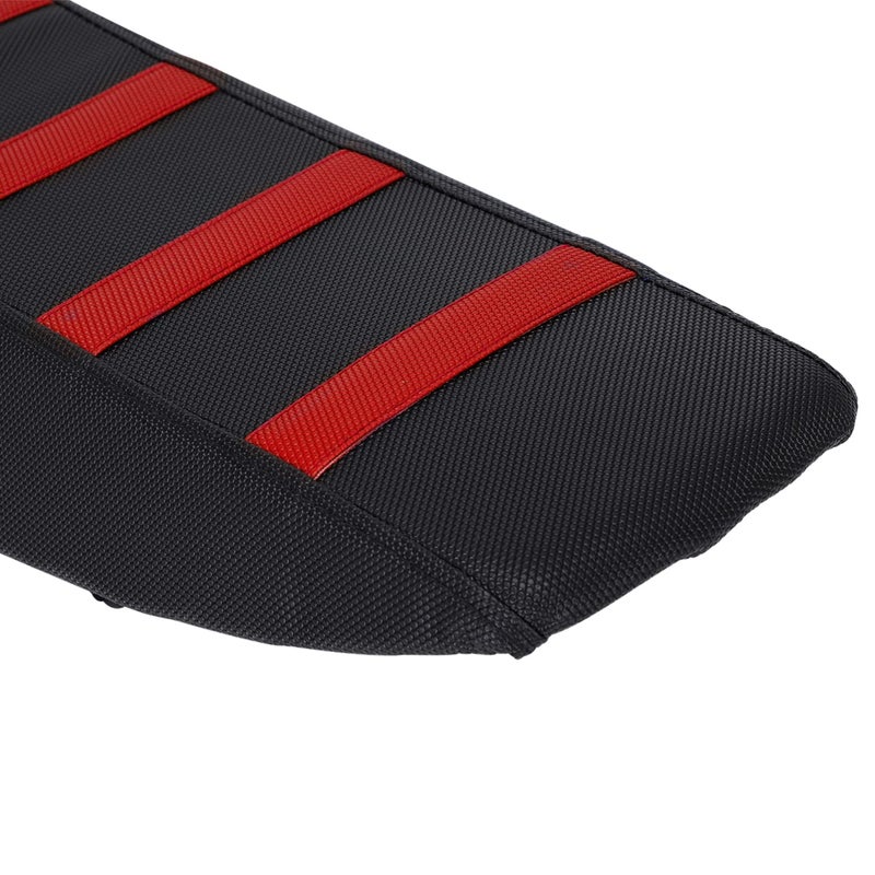 USTPO Dirt Bike Seat Cover Particle Surface Universal for CRF CR XR 50cc - 250cc RM KX KLX TTR PW SSR Apollo TAO TAO Thumpstar Dirt Pit Bike Red - Image 4